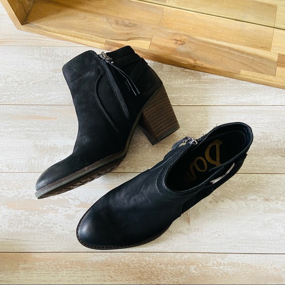 New Sam Edelman Morgon Nubuck Leather Ankle Bootie - Picture 4 of 10